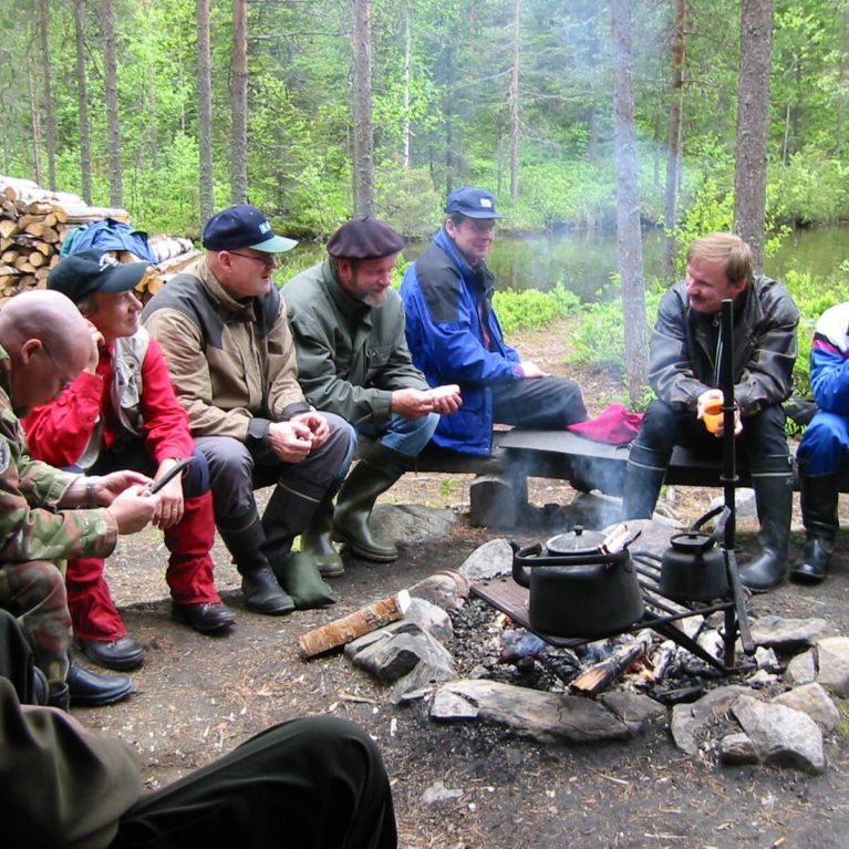 Saunareissuilla etsitään miestä väkevämpää